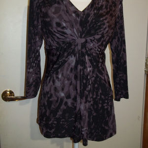 Daisy Fuentes Tops - Daisy Fuentes Twist Front Top L Daisy Fuentes Tops - Daisy Fuentes Twist Front Top L